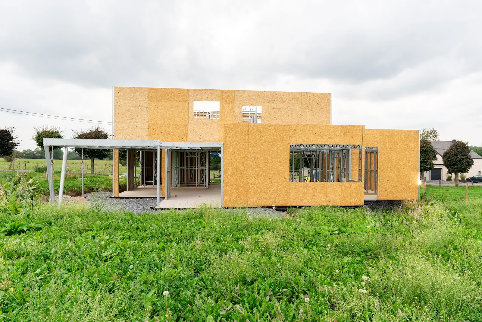 Contemporary house — LGS and OSB panels — 1