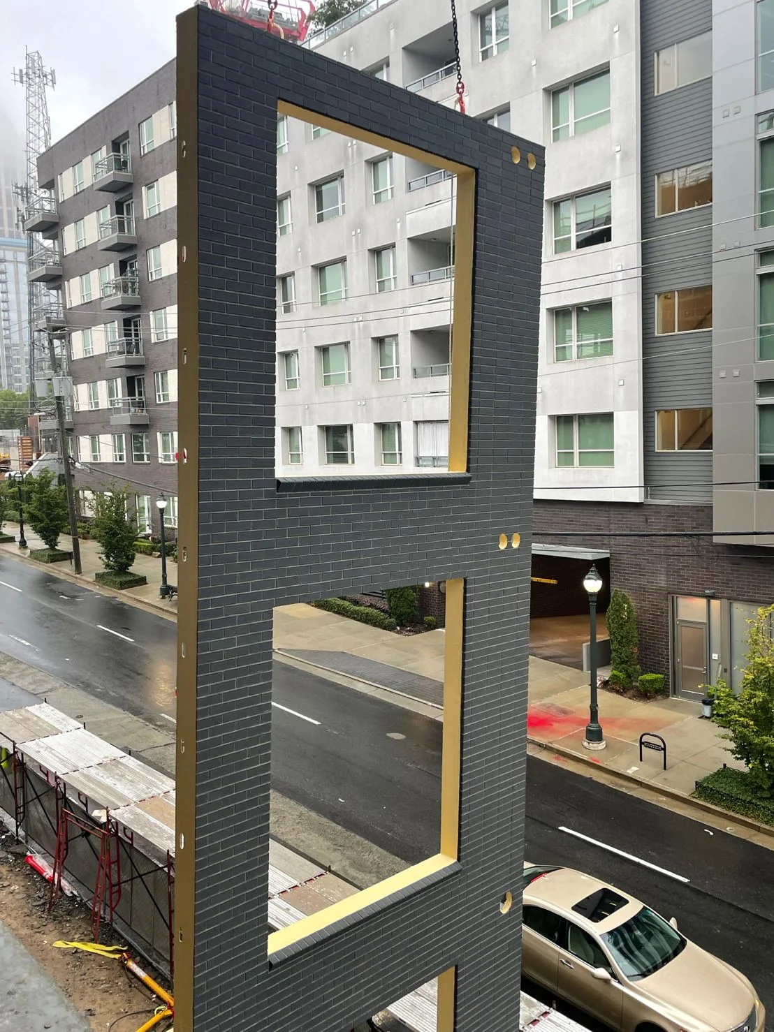 Building — steel-framed façades — 1