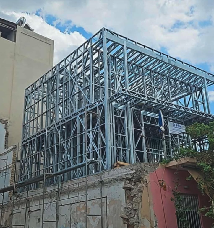 Surélévation en structure LGS sur un bâtiment existant