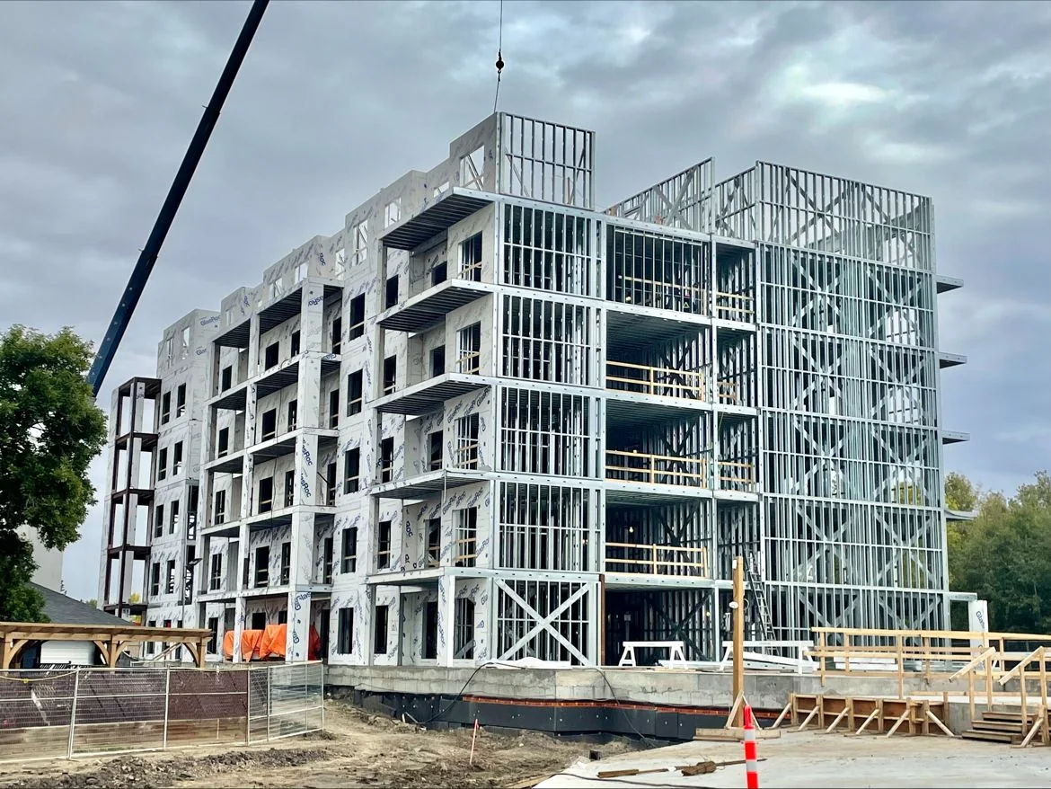 Six-storey building — LGS structure — 1